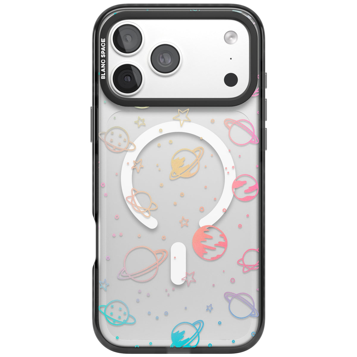 Pastel Cosmos iPhone 18 Pro Max Impact Pro Black Phone Case front