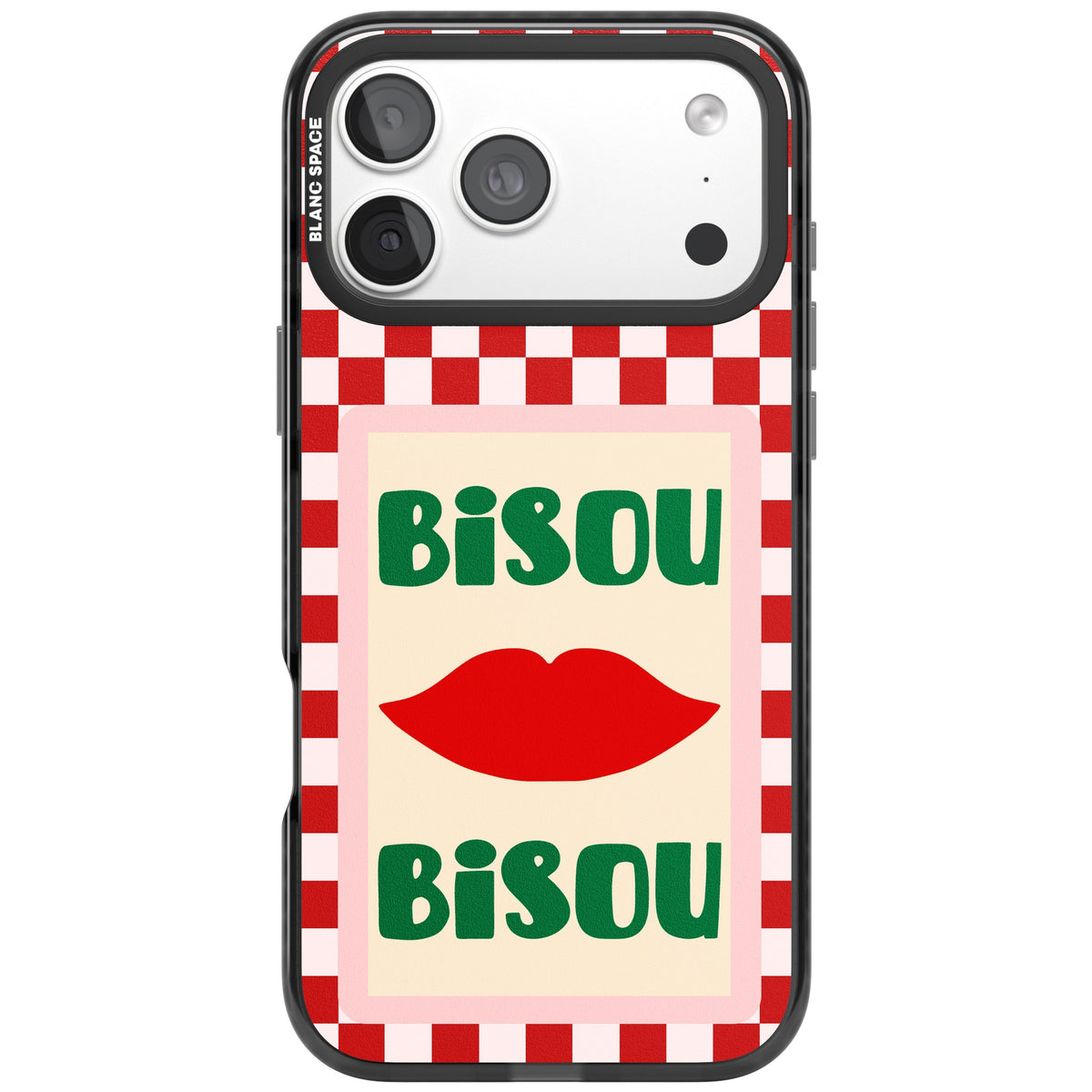 Bisou iPhone 18 Pro Max Impact Pro Black Phone Case front