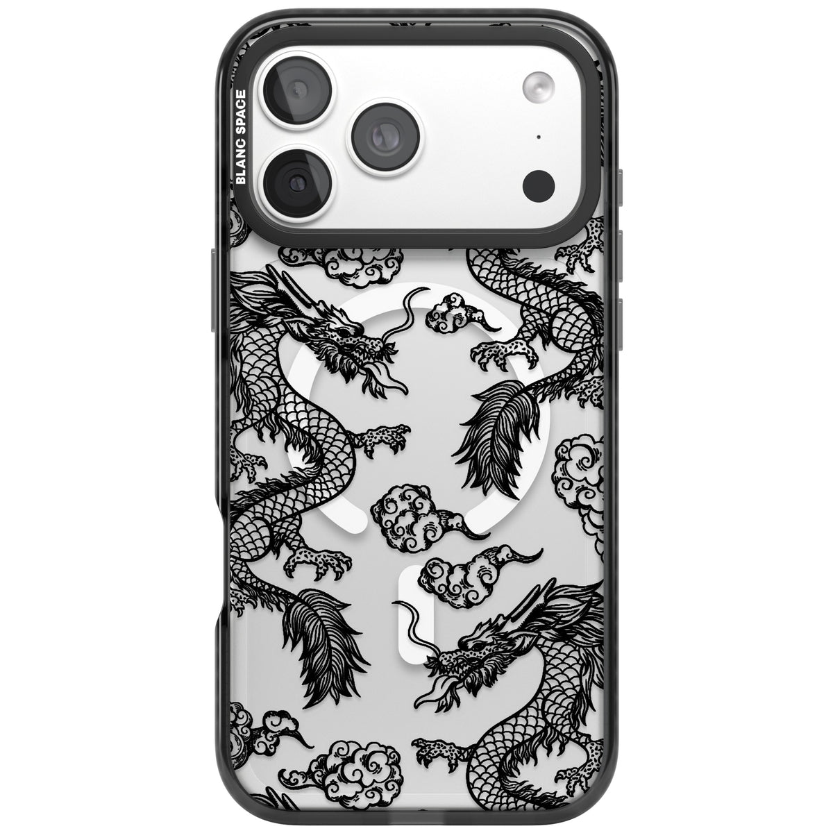 Black Dragons iPhone 18 Pro Max Impact Pro Black Phone Case front