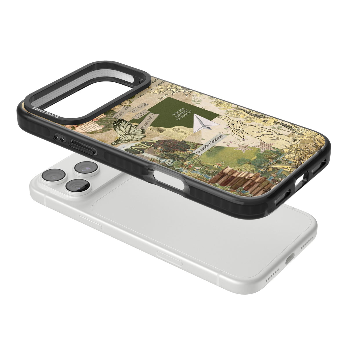 Country Wonderland iPhone 18 Pro Max Impact Pro Black Phone Case angled