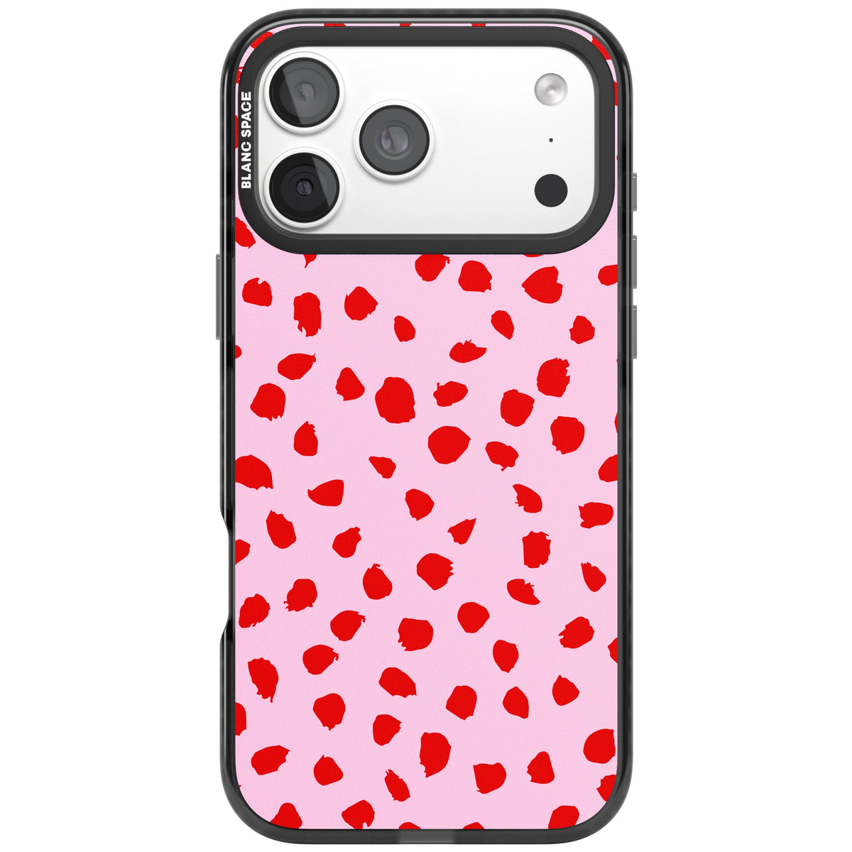 Rouge Confetti iPhone 18 Pro Max Impact Pro Black Phone Case front