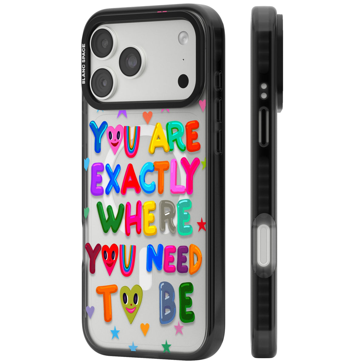 Exactly Where You Need To Be iPhone 18 Pro Max Impact Pro Black Phone Case side