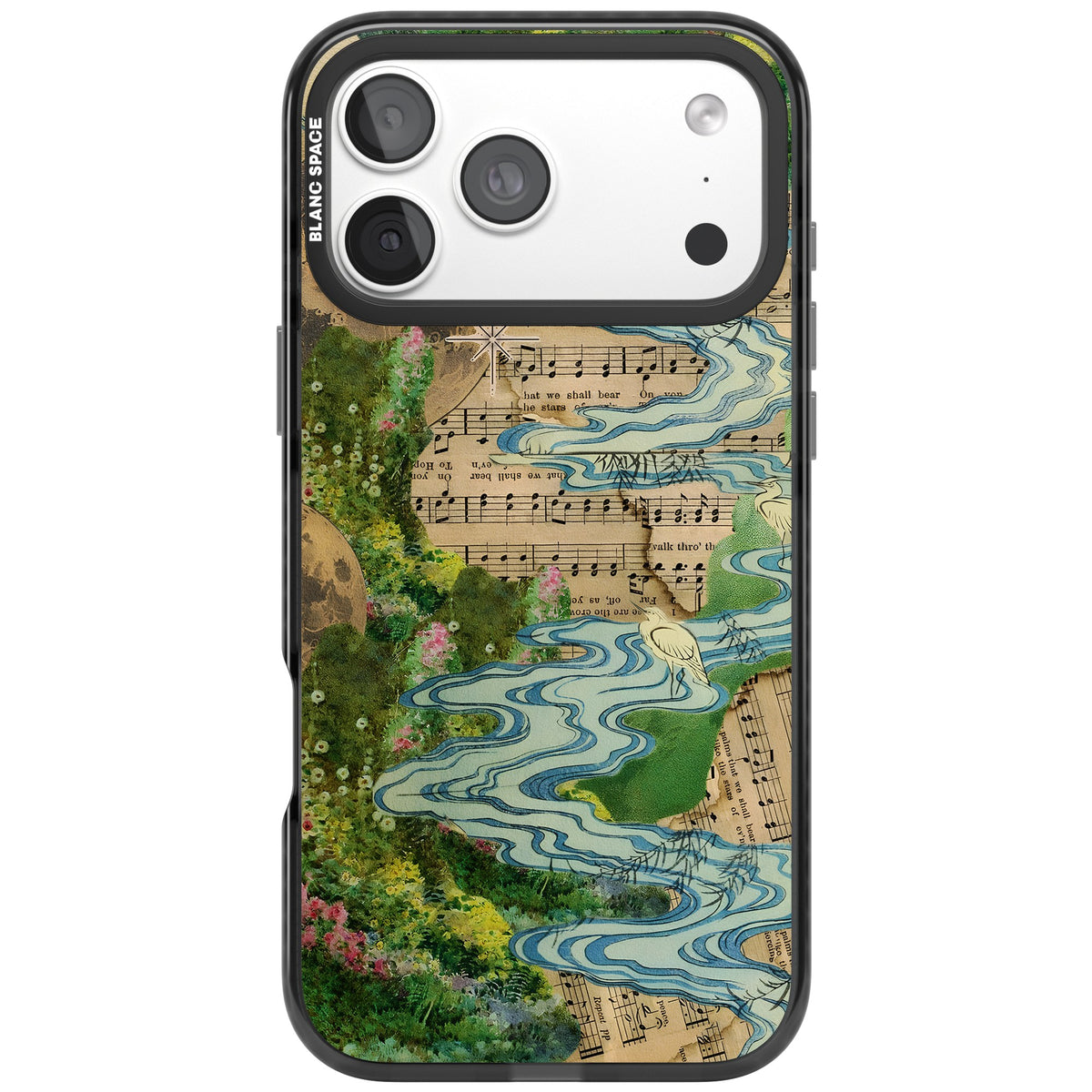 Musical River iPhone 18 Pro Max Impact Pro Black Phone Case front