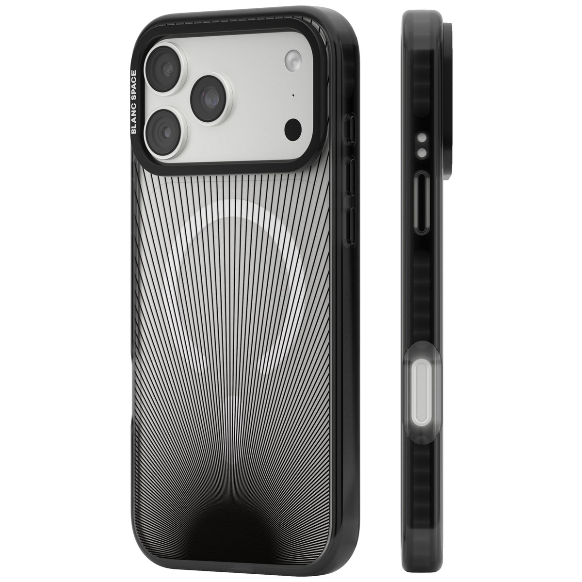 Linear Horizon iPhone 18 Pro Max Impact Pro Black Phone Case side