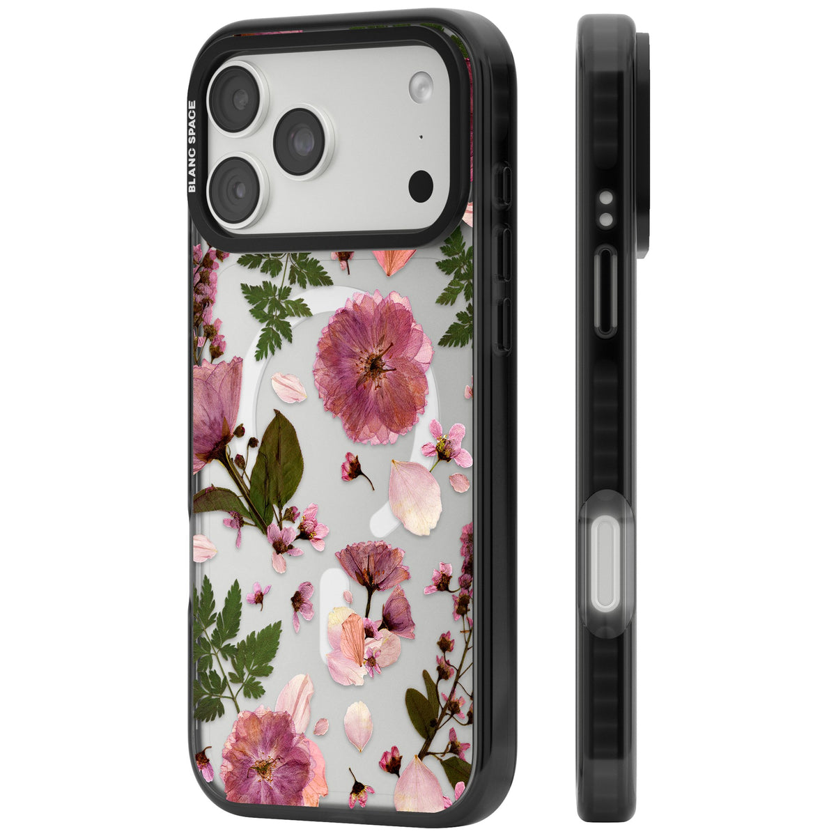 Blossom Bouquet iPhone 18 Pro Max Impact Pro Black Phone Case side