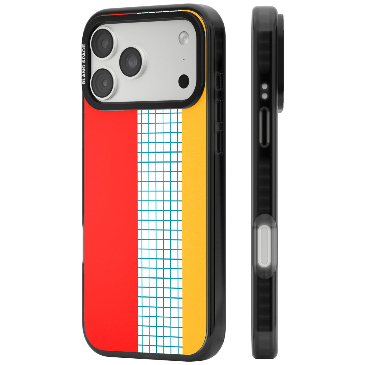 Bauhaus Block iPhone 18 Pro Max Impact Pro Black Phone Case side