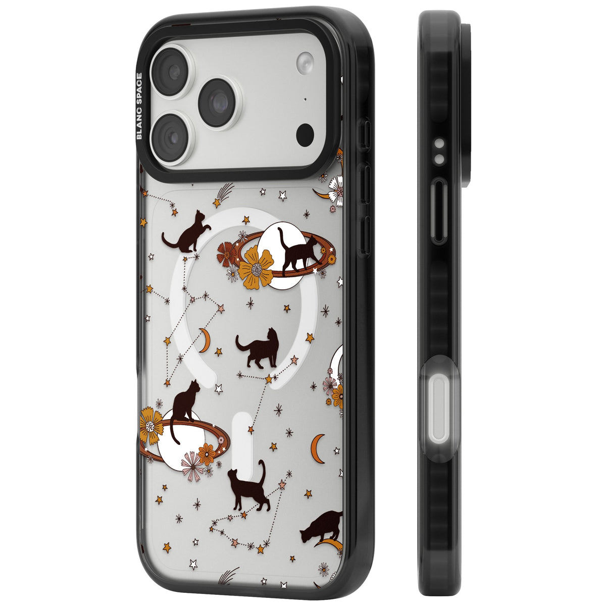 Cats And Astrology iPhone 18 Pro Max Impact Pro Black Phone Case side