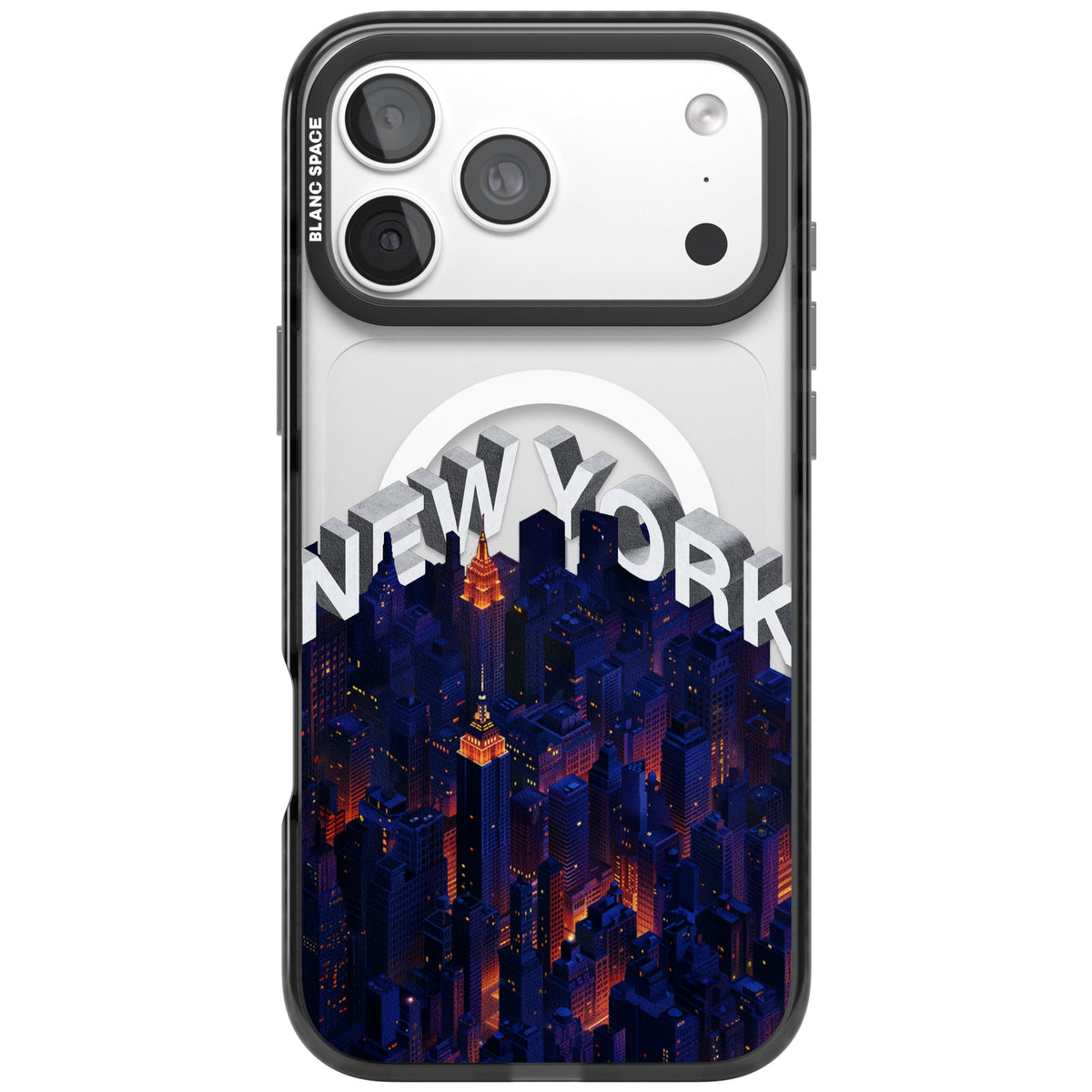 New York City iPhone 18 Pro Max Impact Pro Black Phone Case front