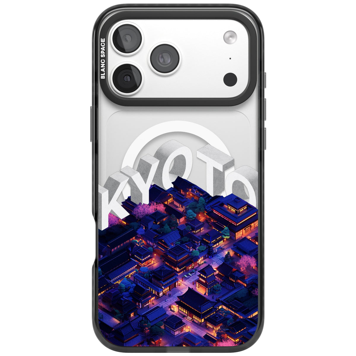 Kyoto iPhone 18 Pro Max Impact Pro Black Phone Case front
