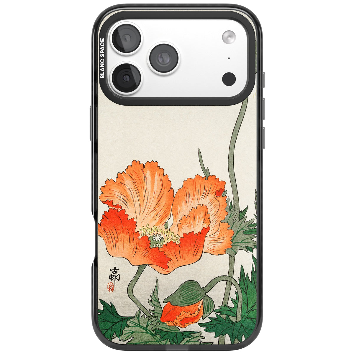 Birds And Plants By Ohara Koson iPhone 18 Pro Max Impact Pro Black Phone Case front