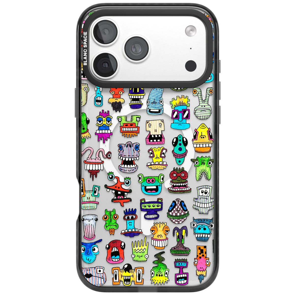 Monster Mash iPhone 18 Pro Max Impact Pro Black Phone Case front