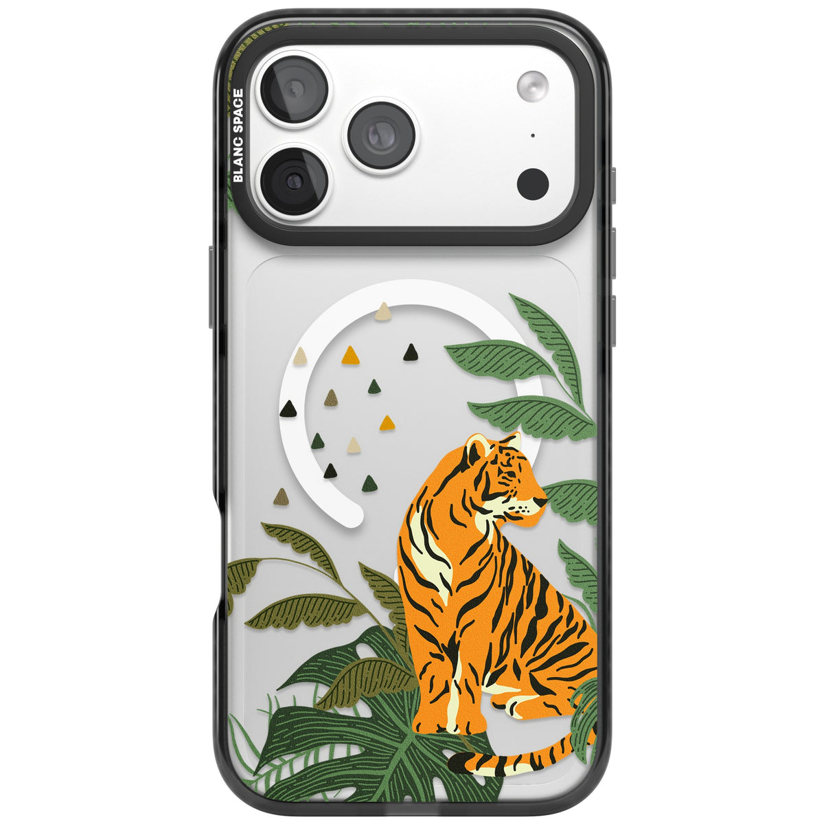 Tiger Jungle iPhone 18 Pro Max Impact Pro Black Phone Case front