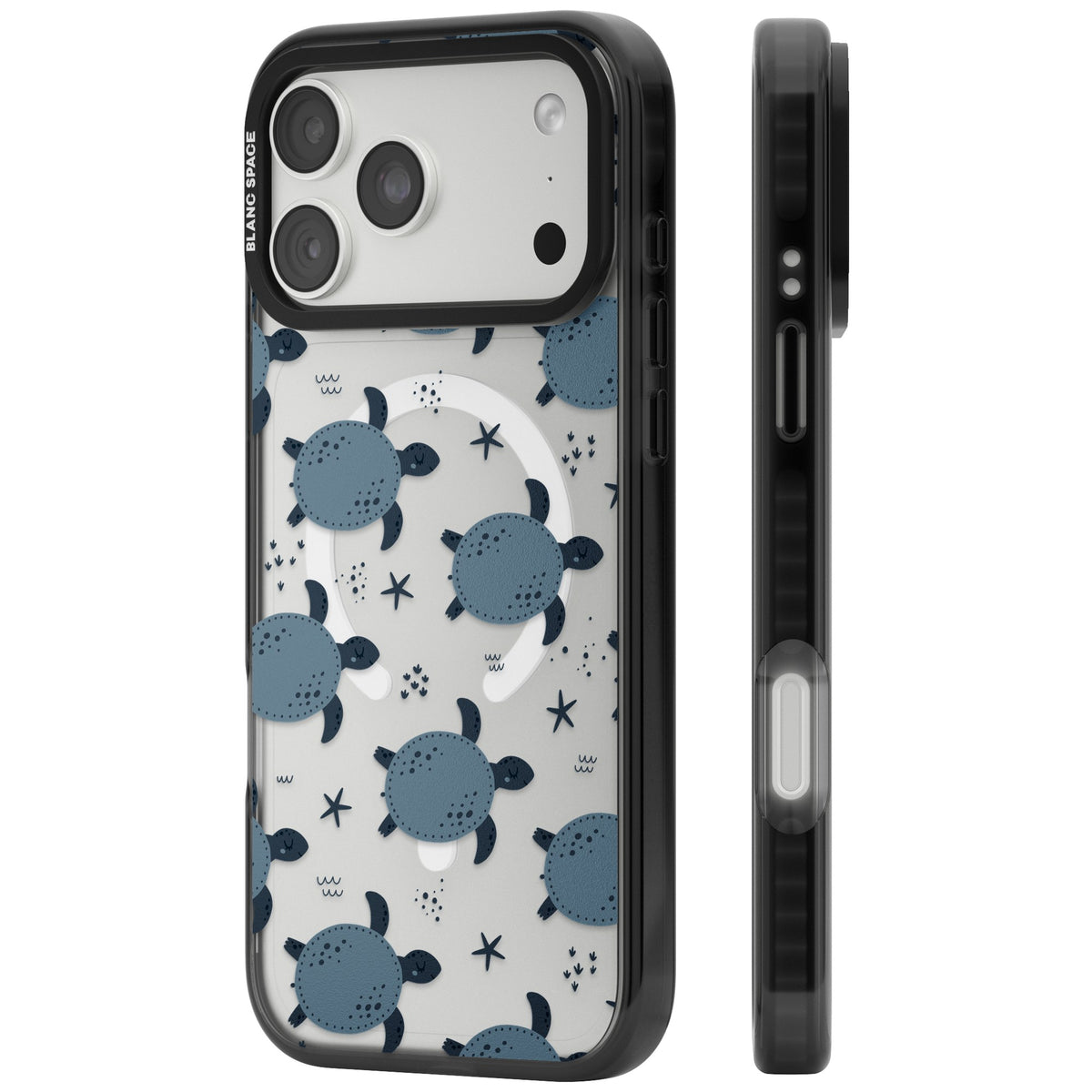 Turtle Voyage iPhone 18 Pro Max Impact Pro Black Phone Case side