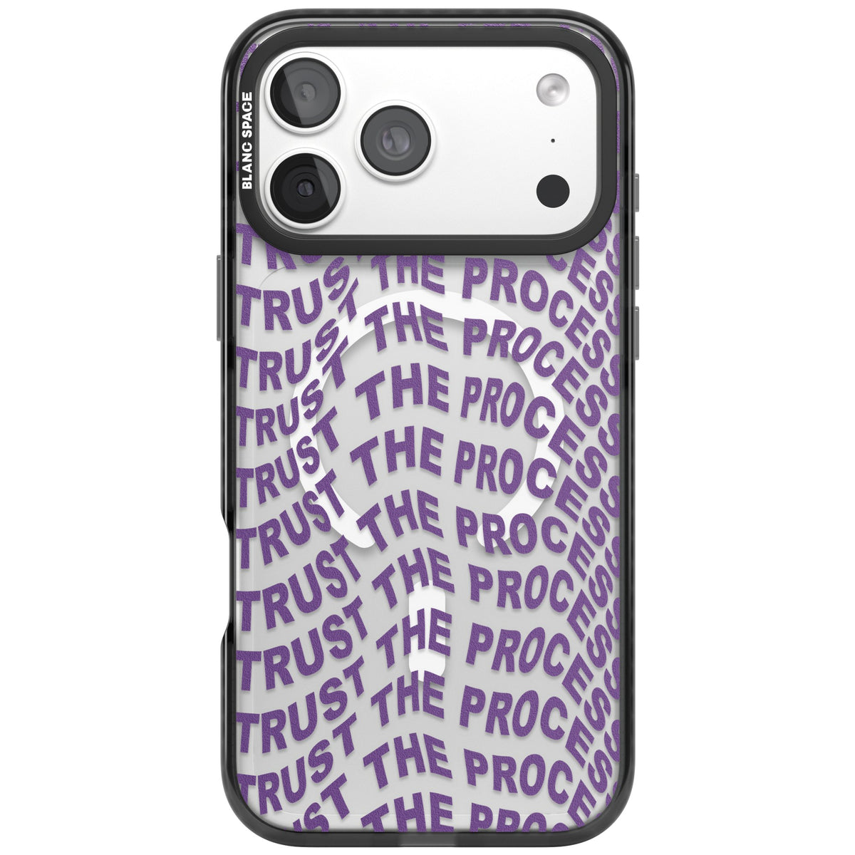 Trust The Process iPhone 18 Pro Max Impact Pro Black Phone Case front