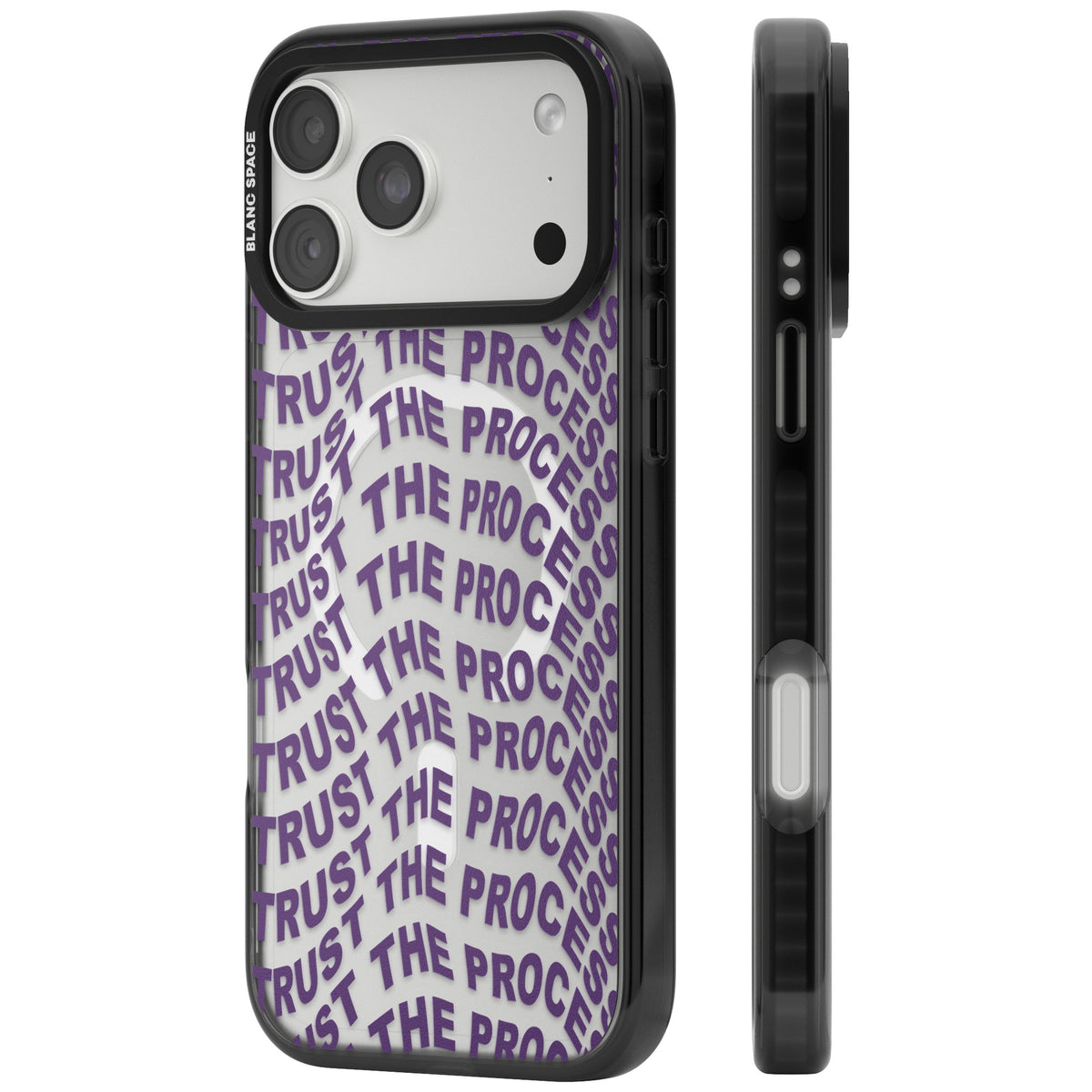 Trust The Process iPhone 18 Pro Max Impact Pro Black Phone Case side