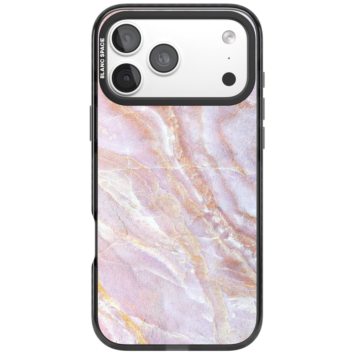 Soft Onyx Blush iPhone 18 Pro Max Impact Pro Black Phone Case front