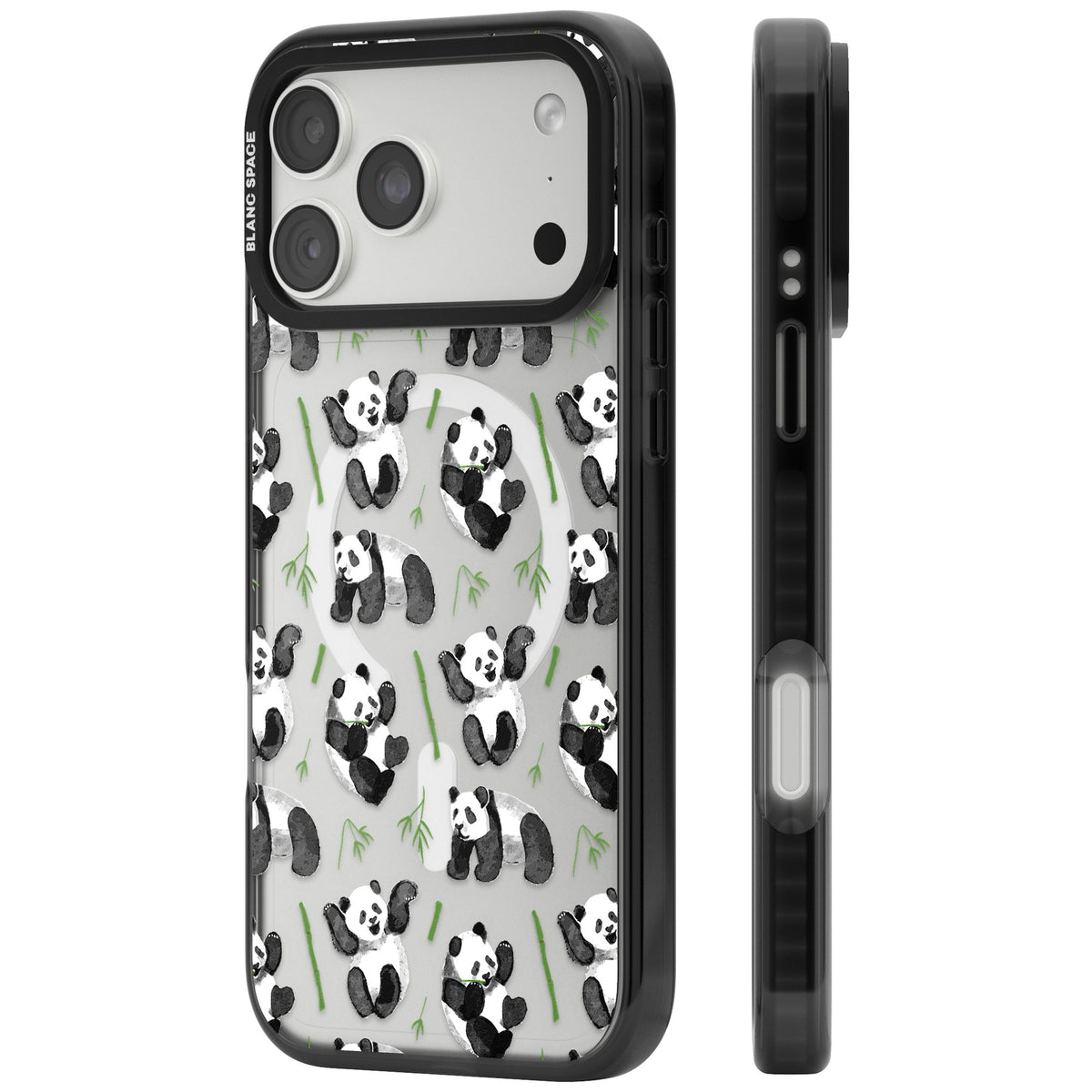 Bamboo Babies iPhone 18 Pro Max Impact Pro Black Phone Case side