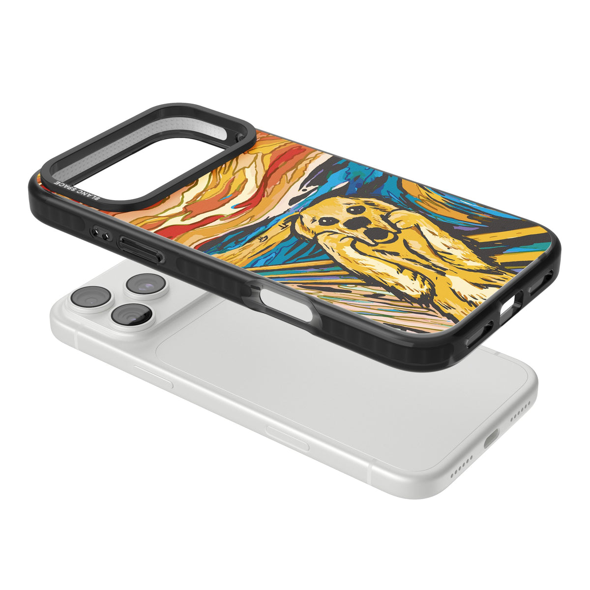 The Bark iPhone 18 Pro Max Impact Pro Black Phone Case angled