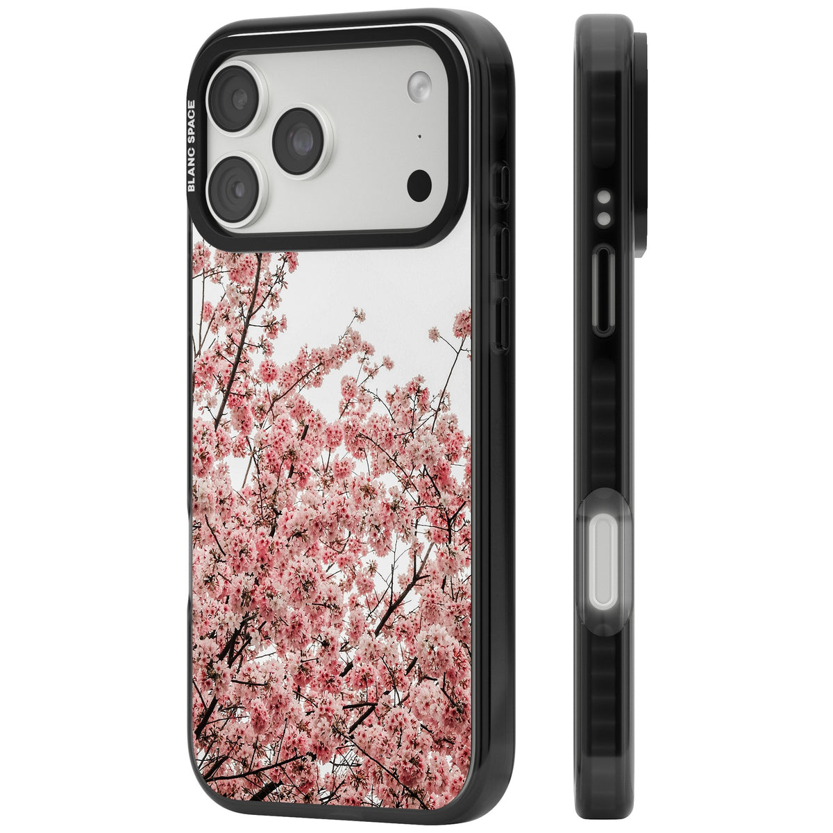 Cherry Blossom Bloom iPhone 18 Pro Max Impact Pro Black Phone Case side
