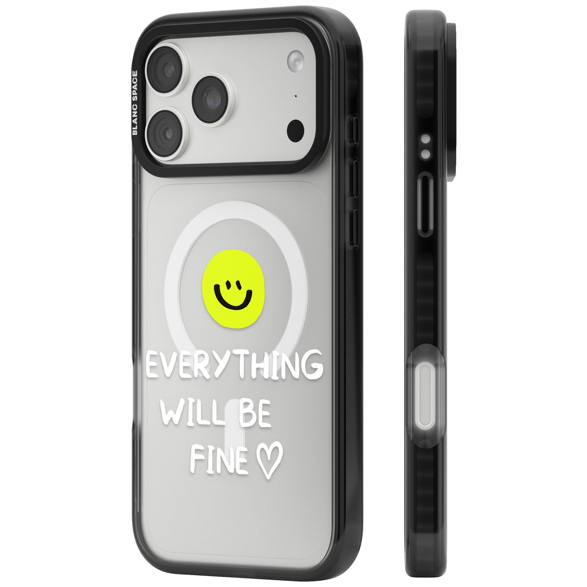 Everything Will Be Fine iPhone 18 Pro Max Impact Pro Black Phone Case side