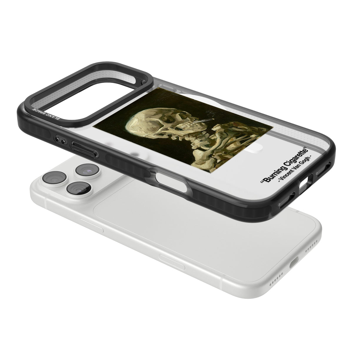 Burning Cigarette iPhone 18 Pro Max Impact Pro Black Phone Case angled