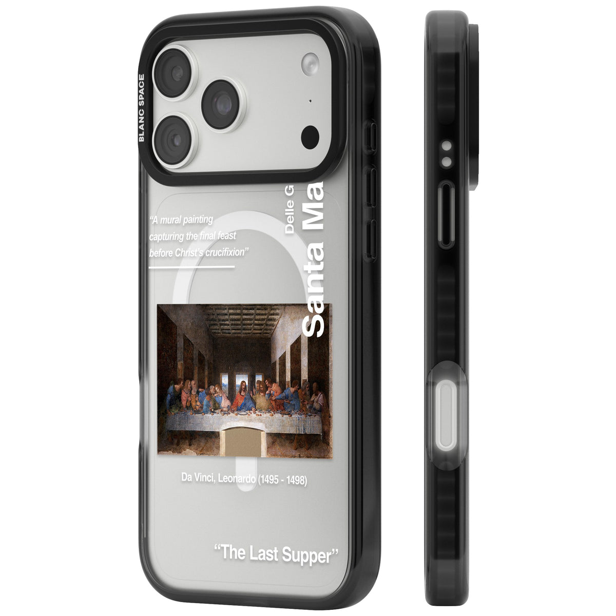 The Last Supper iPhone 18 Pro Max Impact Pro Black Phone Case side