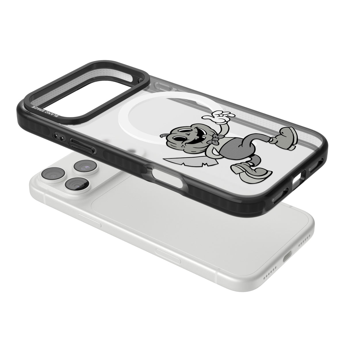 Jack O' Slasher iPhone 18 Pro Max Impact Pro Black Phone Case angled