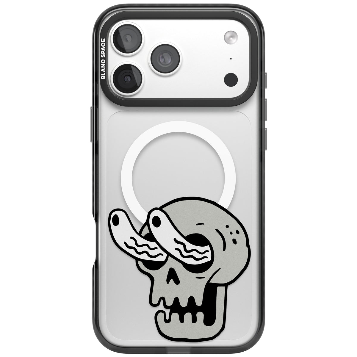 Skull Eyes iPhone 18 Pro Max Impact Pro Black Phone Case front