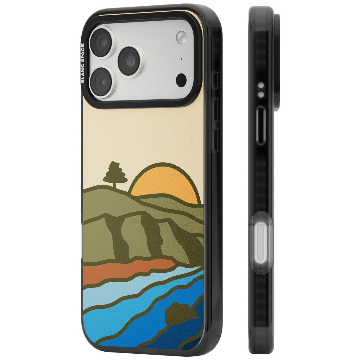 Northern Sunset iPhone 18 Pro Max Impact Pro Black Phone Case side