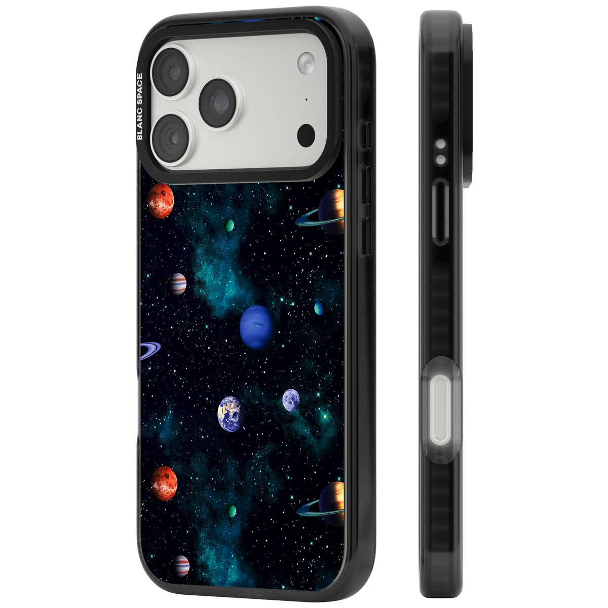 Deep Space iPhone 18 Pro Max Impact Pro Black Phone Case side