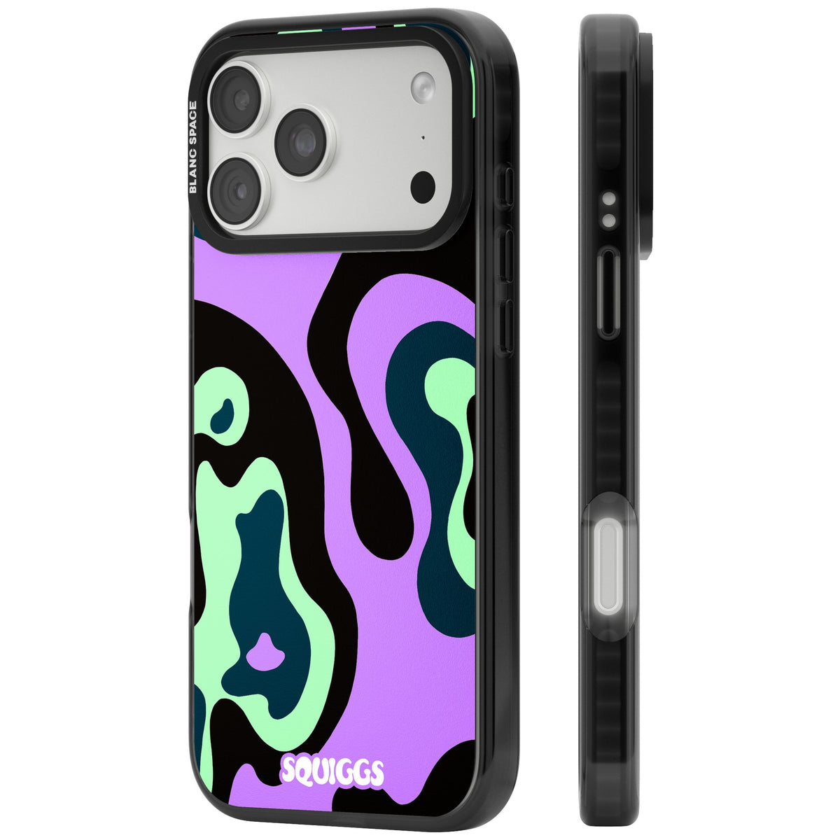 Purple River iPhone 18 Pro Max Impact Pro Black Phone Case side