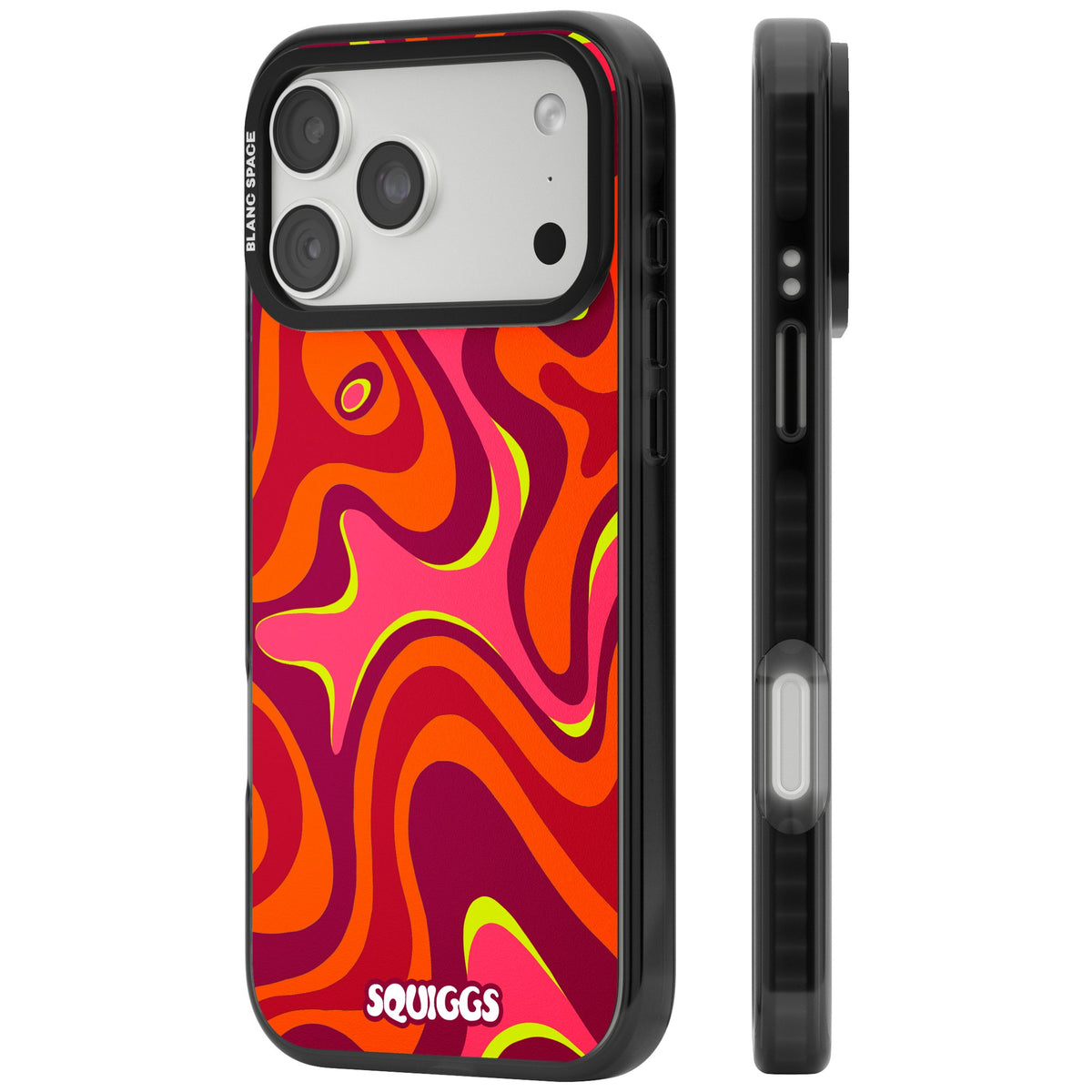 Hot Lava iPhone 18 Pro Max Impact Pro Black Phone Case side