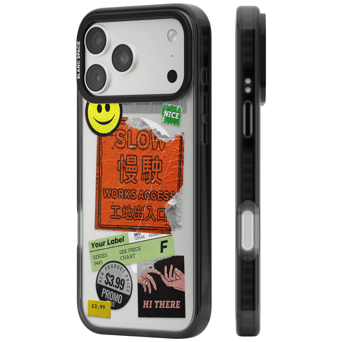 Slow Works iPhone 18 Pro Max Impact Pro Black Phone Case side