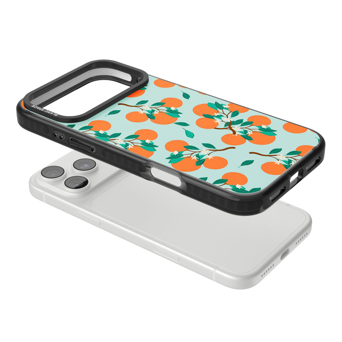 Orange Grove iPhone 18 Pro Max Impact Pro Black Phone Case angled