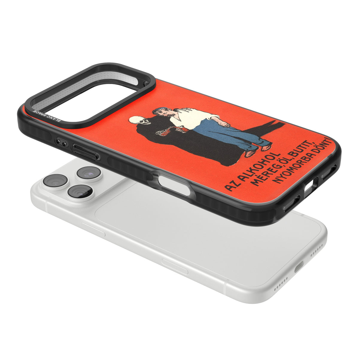 Az Alkohol Poster iPhone 18 Pro Max Impact Pro Black Phone Case angled