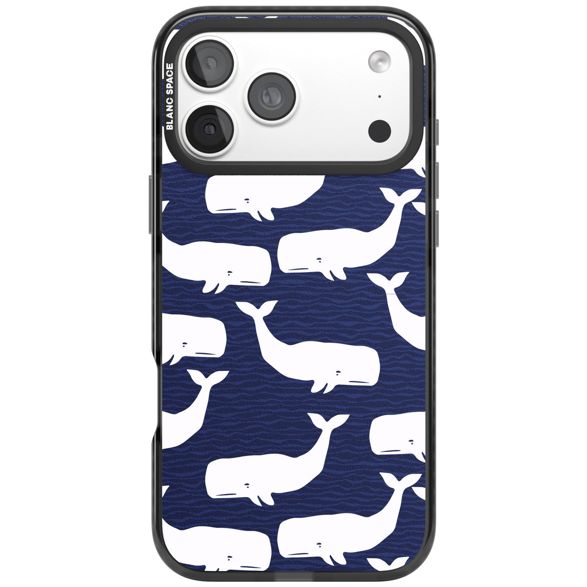 Whale Dreams iPhone 18 Pro Max Impact Pro Black Phone Case front