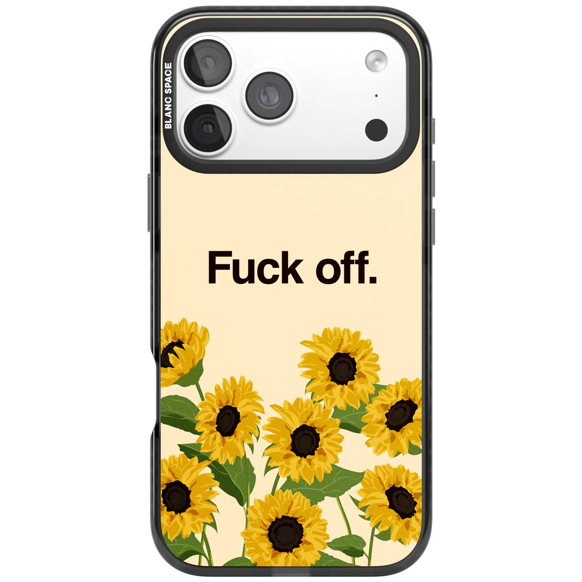 F*ck Off iPhone 18 Pro Max Impact Black Phone Case front