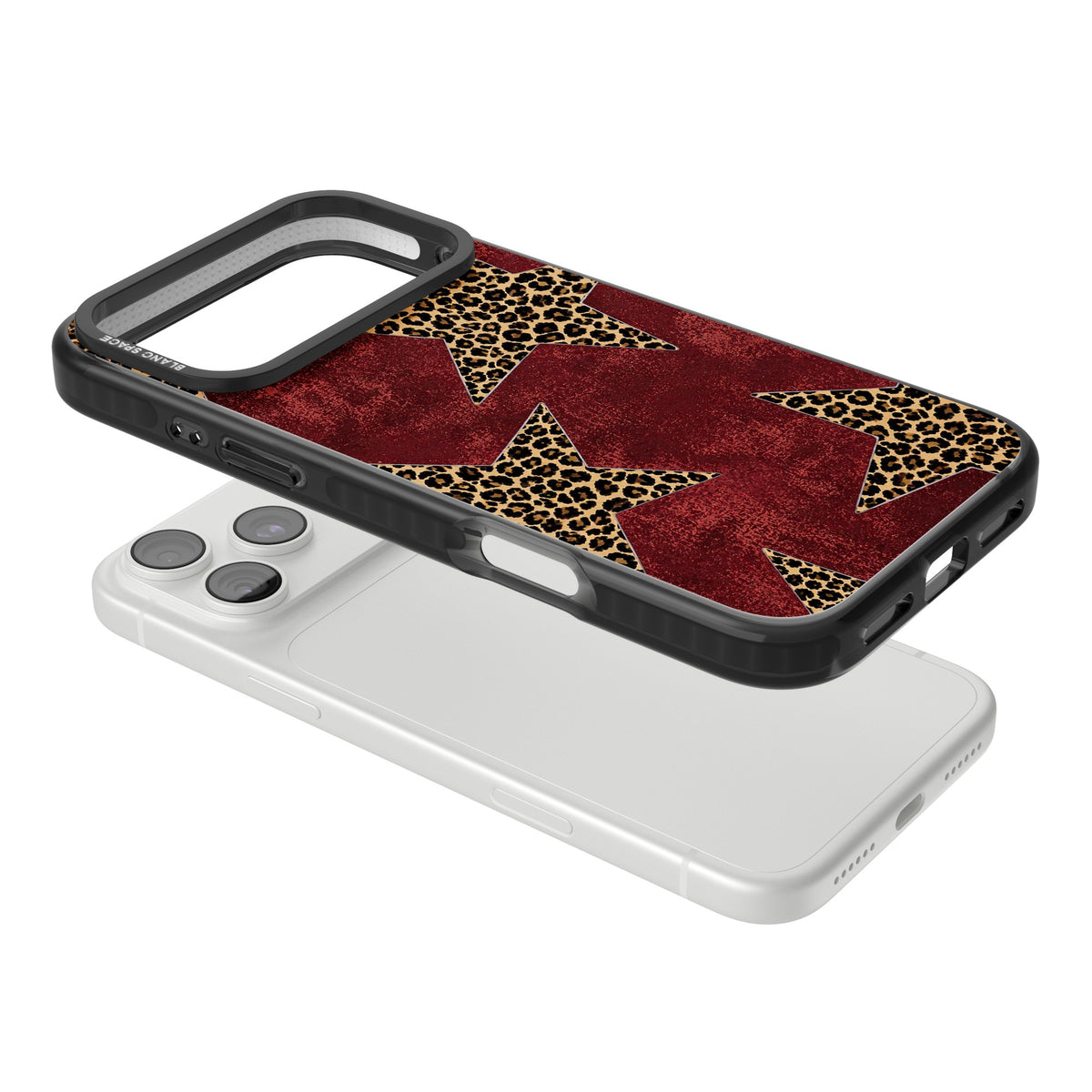 Showgirl iPhone 18 Pro Max Impact Black Phone Case angled