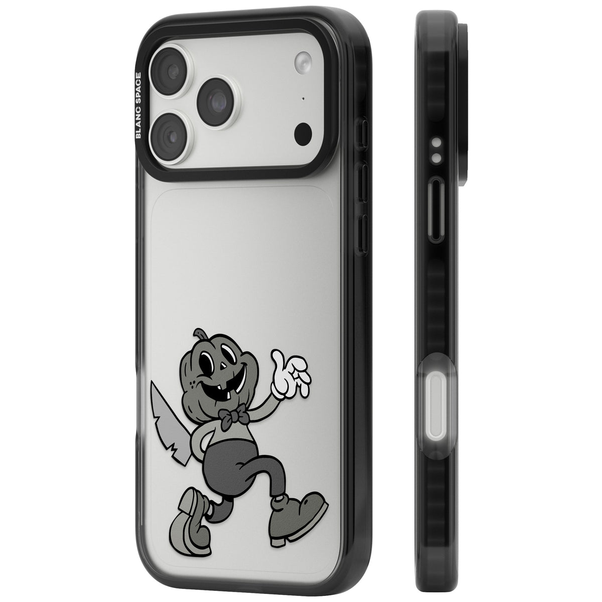 Jack O' Slasher iPhone 18 Pro Max Impact Black Phone Case side