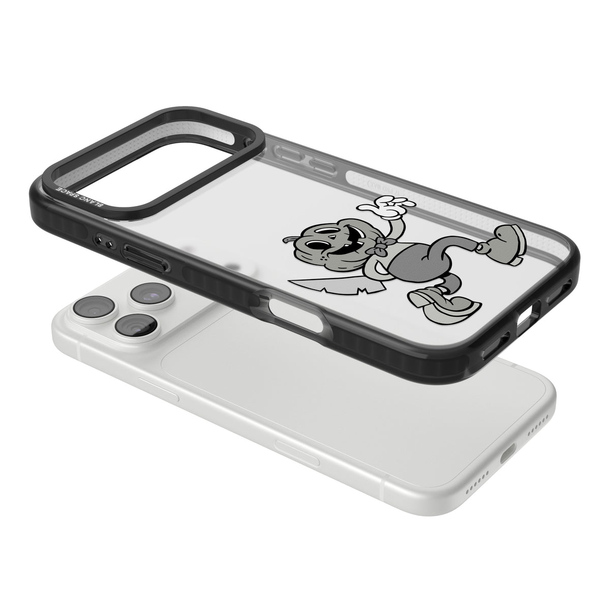 Jack O' Slasher iPhone 18 Pro Max Impact Black Phone Case angled