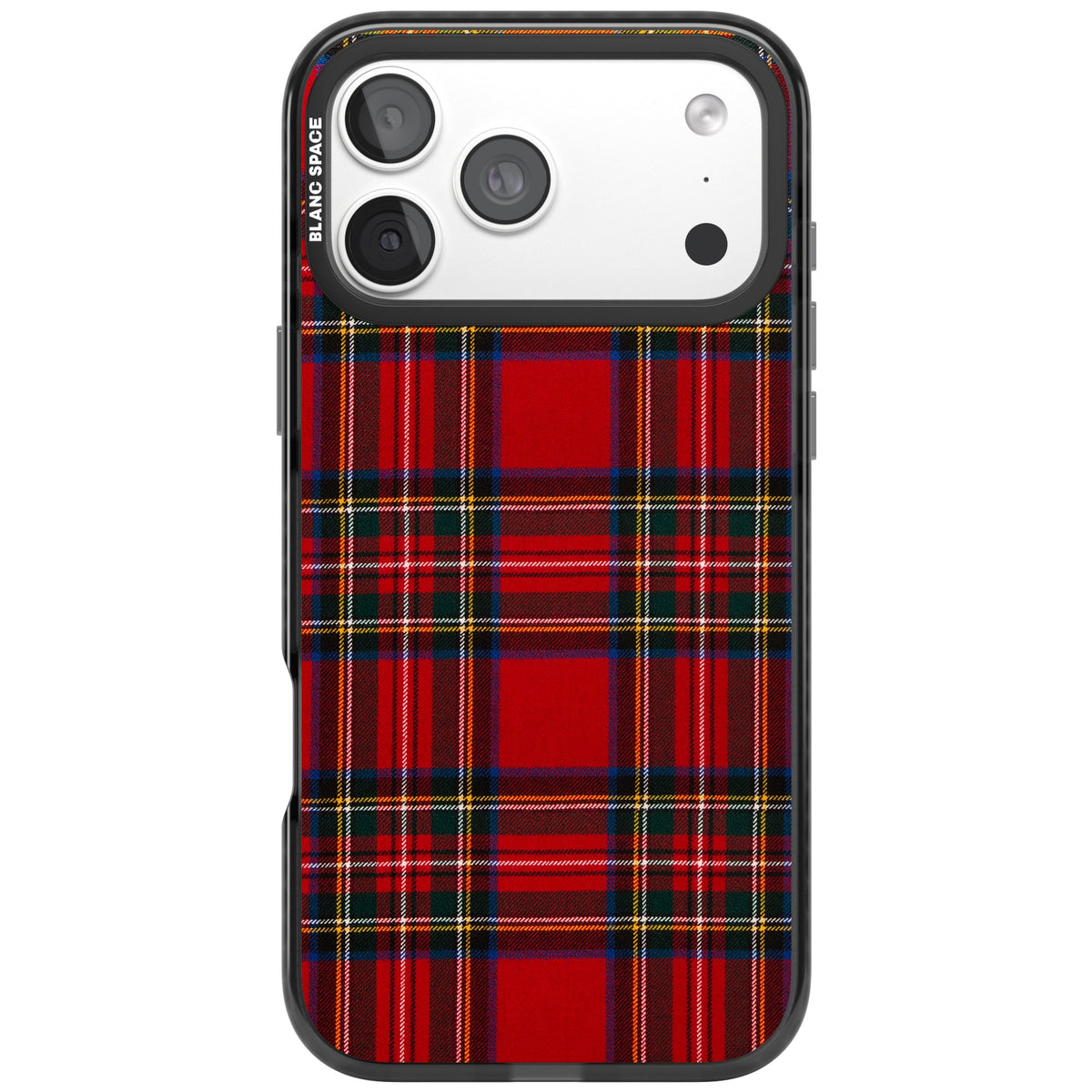 Royal Stewart Tartan iPhone 18 Pro Max Impact Black Phone Case front