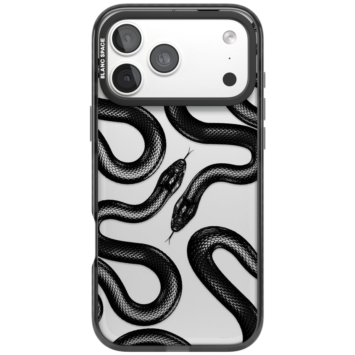 Black Kingsnake iPhone 18 Pro Max Impact Black Phone Case front