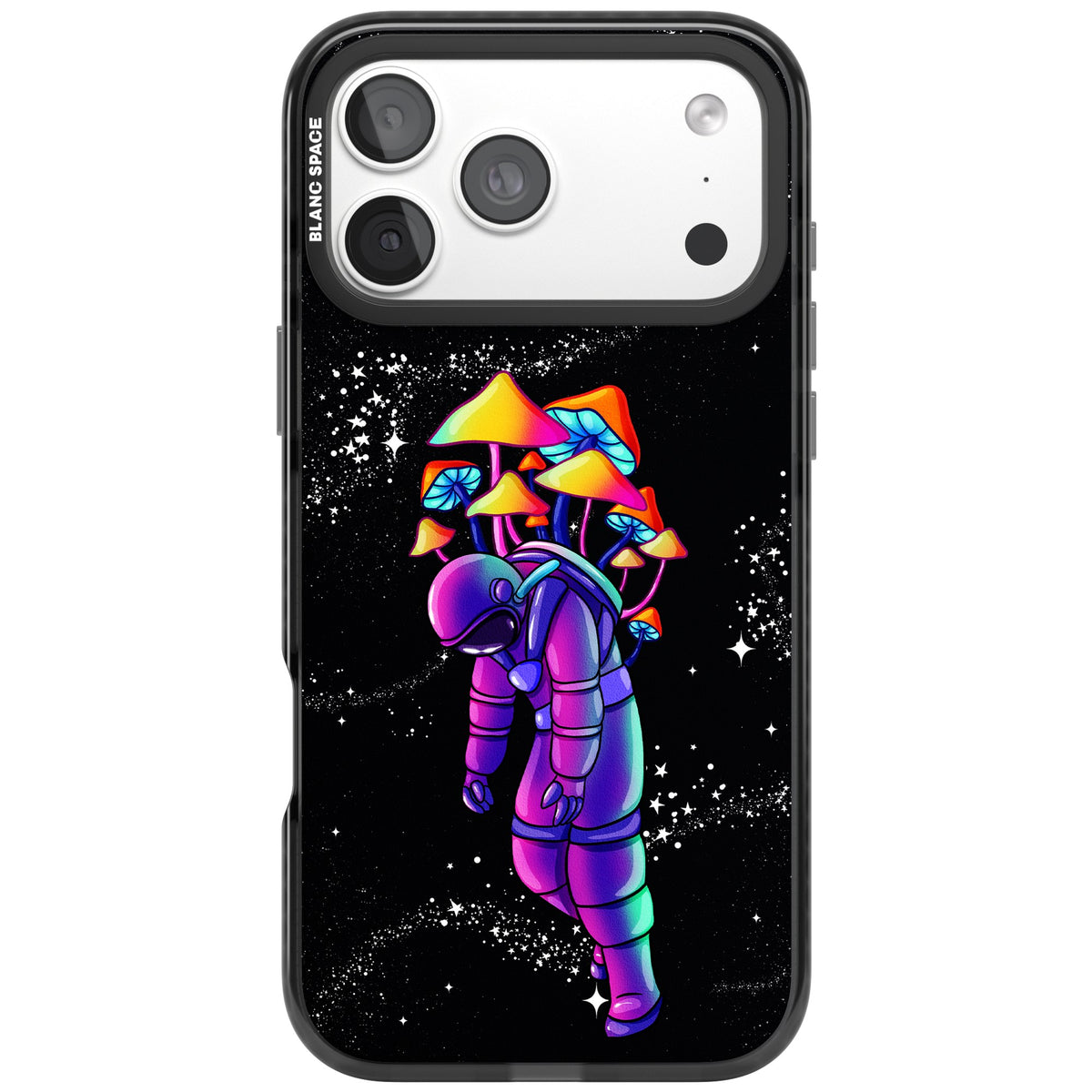 Space Mutation iPhone 18 Pro Max Impact Black Phone Case front