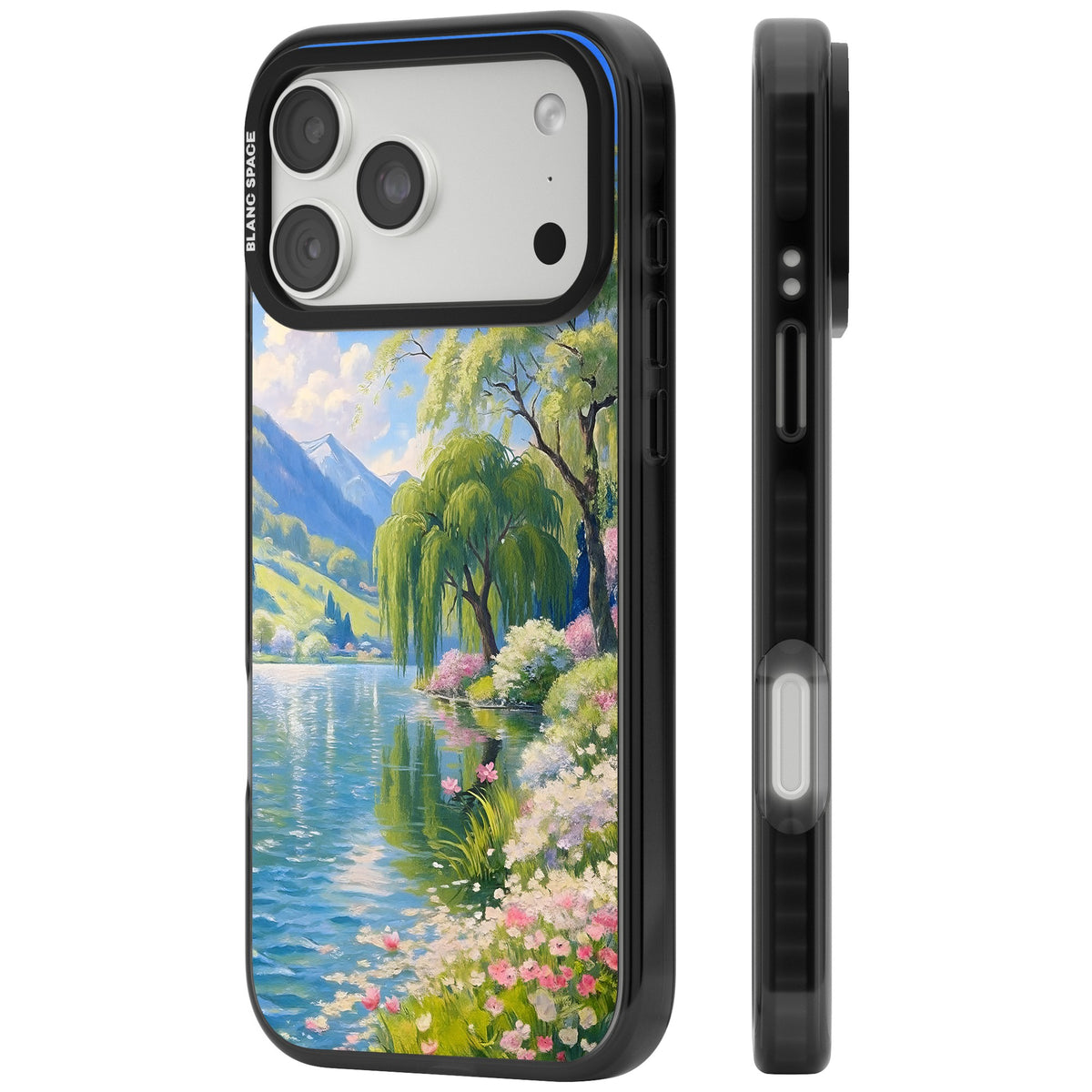 Willow Lake iPhone 18 Pro Max Impact Black Phone Case side