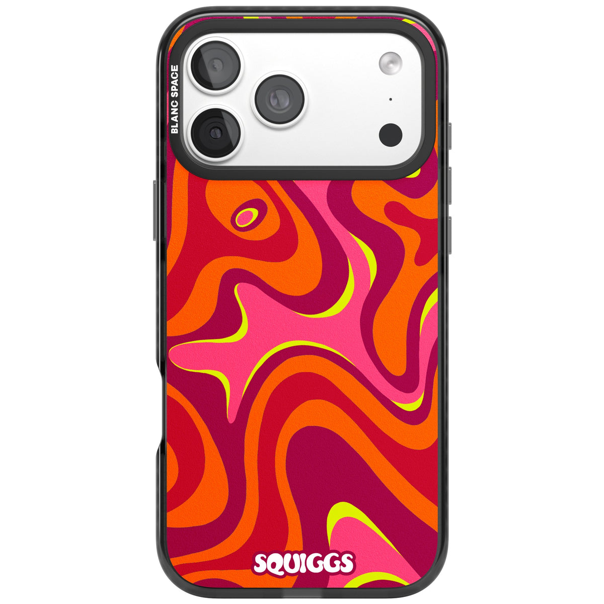 Hot Lava iPhone 18 Pro Max Impact Black Phone Case front