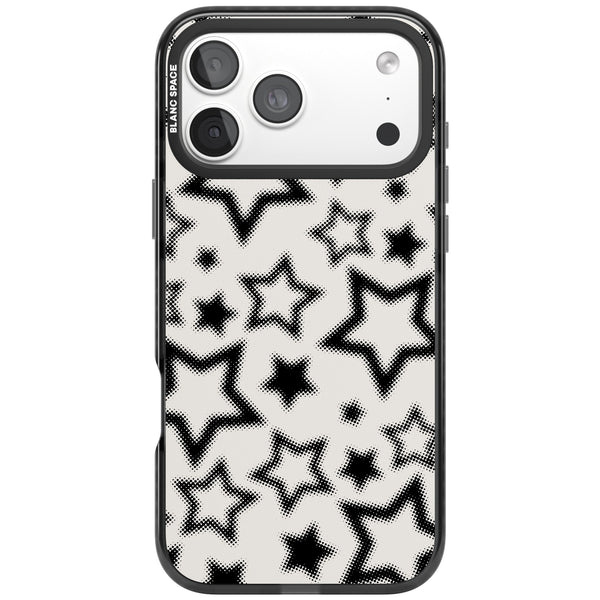 Black Halftone Stars