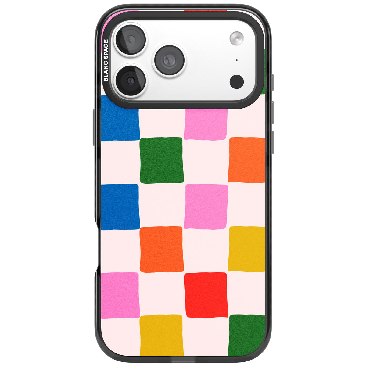 Colour Checked iPhone 18 Pro Max Impact Black Phone Case front