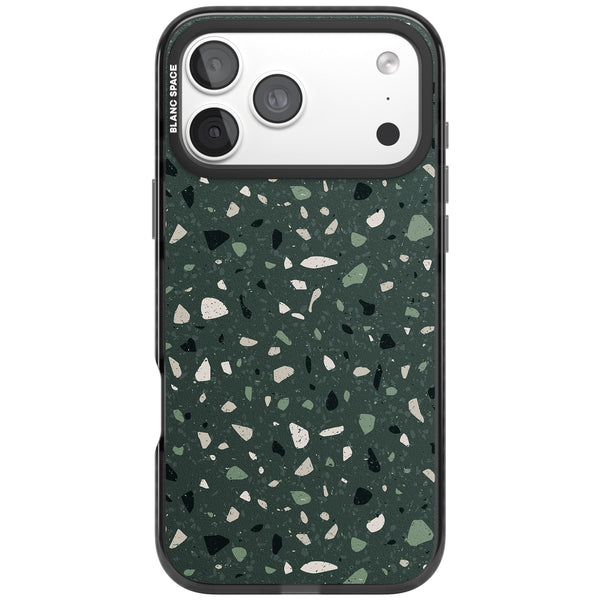Green & Cream Terrazzo Pattern