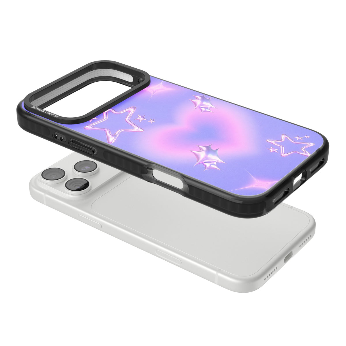 Soft Sugar iPhone 18 Pro Max Impact Black Phone Case angled