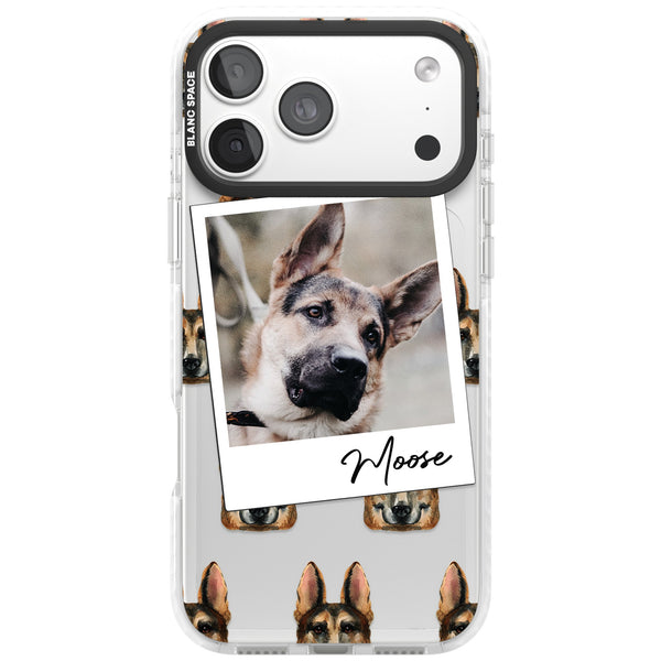 Personalised German Shepherd Instant Camera Photo